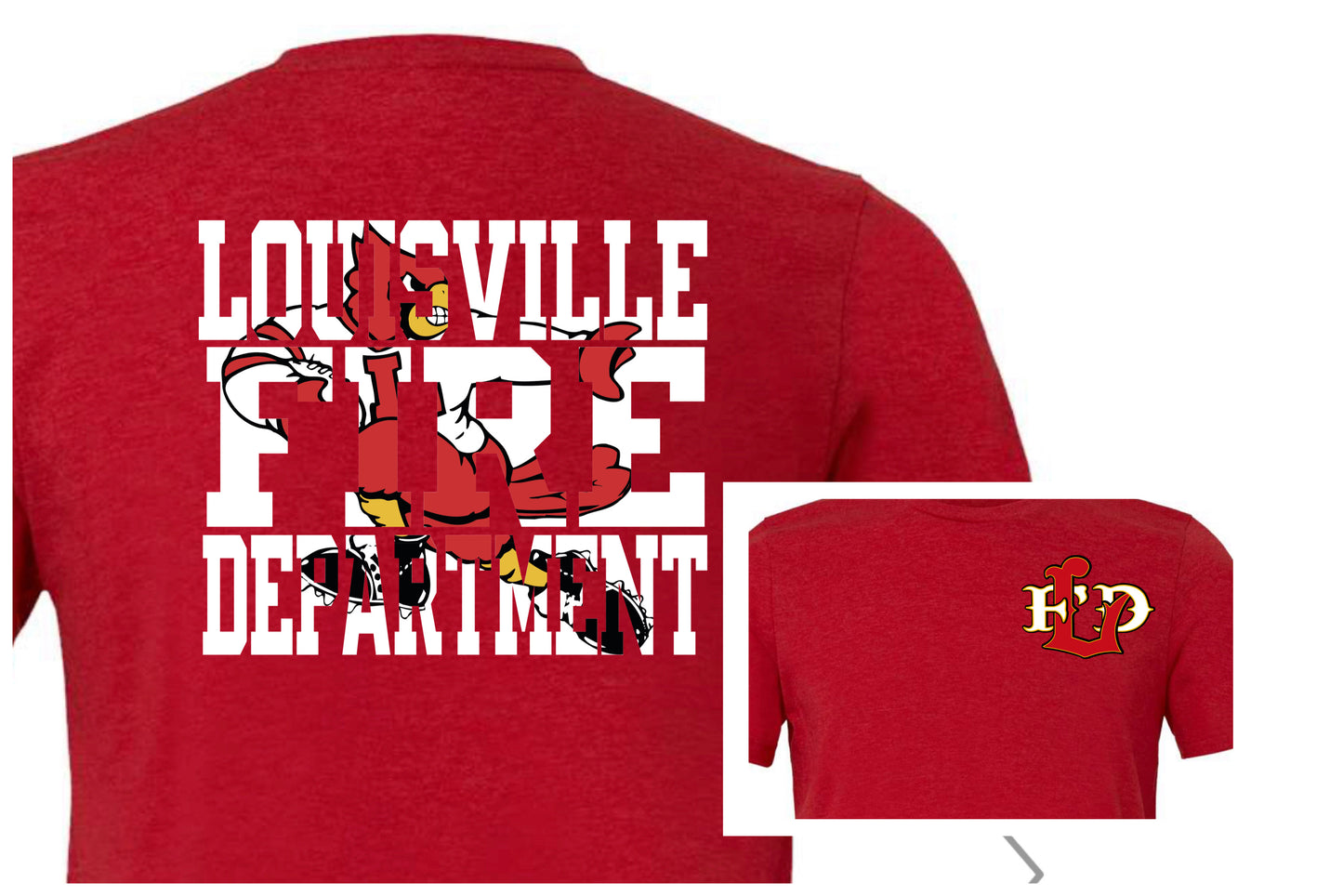 Off Duty LFD Cardinals Football Red