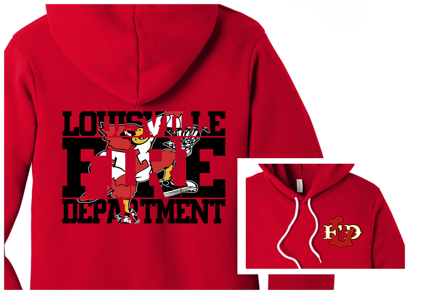 Off Duty LFD Cardinals Basketball Red