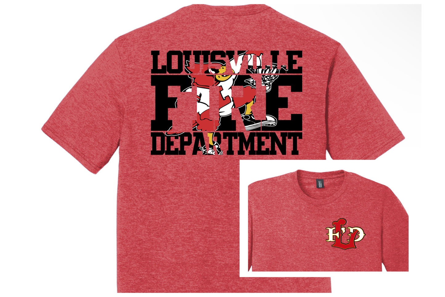 Off Duty LFD Cardinals Basketball Red