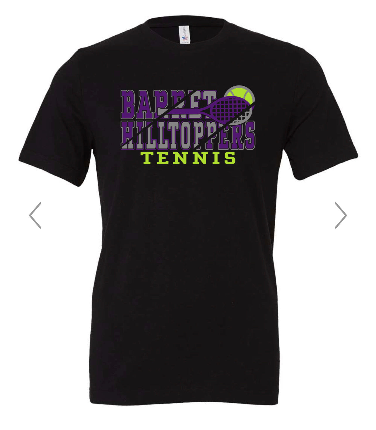 Barret Tennis Black (Slash) Youth