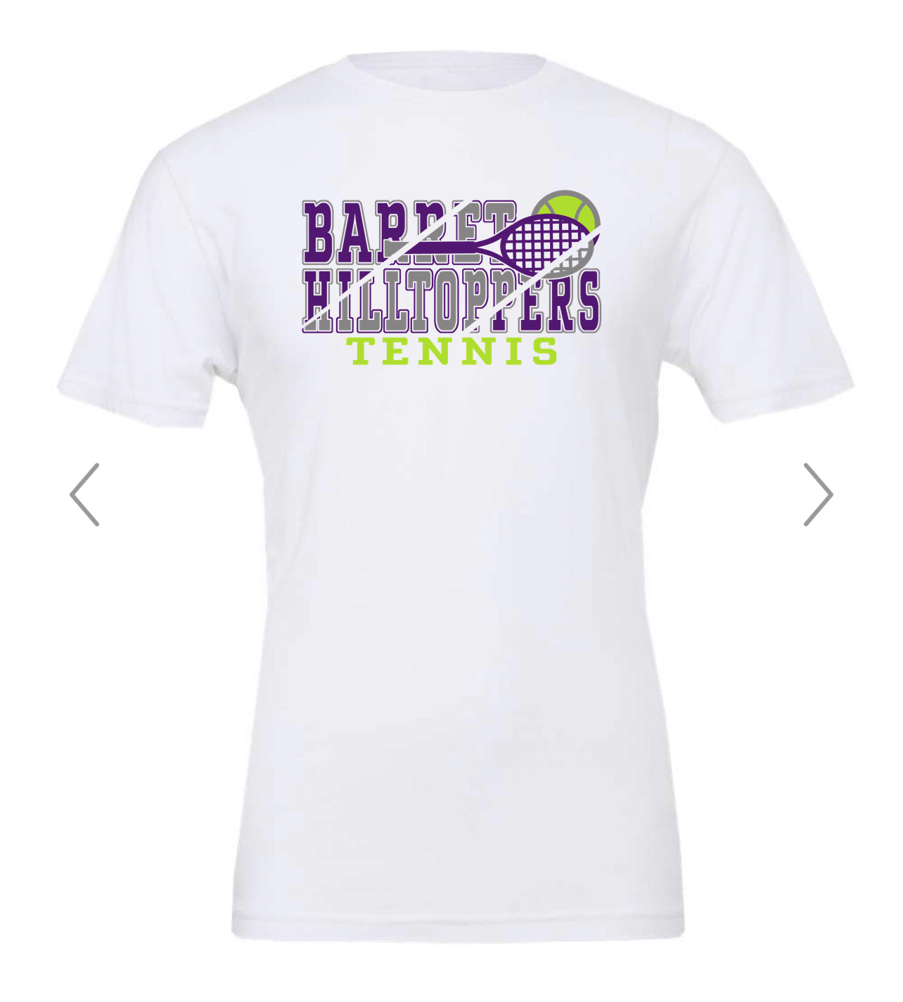 Barret Tennis White (Slash) Youth